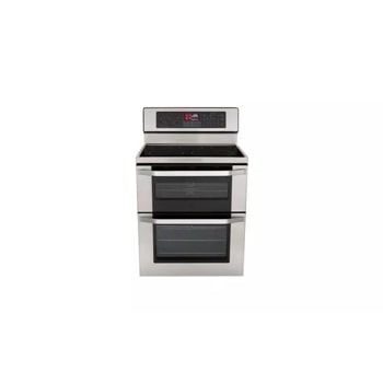 LG Studio - 6.7 cu. ft. Capacity Electric Double Oven Range with Infrared Heating™