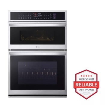 1.7/4.7 cu. ft. Smart Combination Wall Oven with InstaView®, True Convection, Air Fry, and Steam Sous Vide