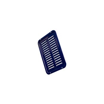 MJS61849904 navy blue broiler pan insert with parallel ventilation slots for cooking and draining