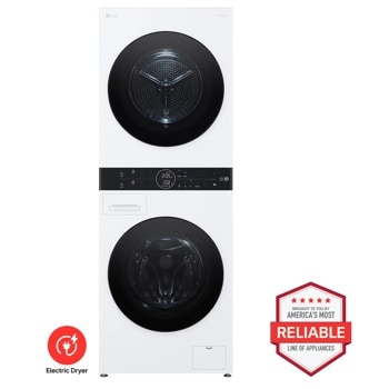 LG WKHC152HWA Electric Dryer Brought to You by Americas Most Reliable Line of Appliances - Front View