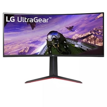 34'' (86 cm), UltraGear™ Moniteur incurvé LED 21/9ème, Résolution QHD  3440 x 1440, 144Hz - LG 34GN850P-B