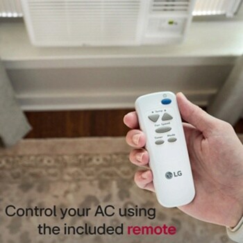 control your AC using the included remote
