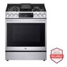 ﻿LG STUDIO 6.3 cu. ft. InstaView® Gas Slide-in Range with ProBake Convection® and Air Fry