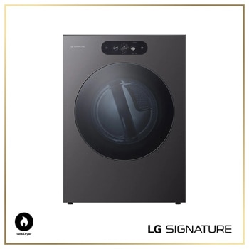 LG DLGX9901B SIGNATURE Gas Dryer - Front View1
