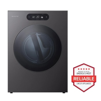 LG SIGNATURE 9.0 cu. ft. Mega Capacity Smart Front Load Electric Dryer with Built-In Intelligence, TurboSteam® and Touch LCD Control