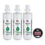 Front view of the LG LT700P3 - 6 Month / 200 Gallon Capacity Replacement Refrigerator Water Filter 3-Pack (NSF42 and NSF53*) - LT700P3. 