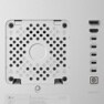 LG 32U990A-S 32 Monitor – Back View with Ports