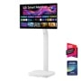 32 Inch 4K UHD IPS Touchscreen Smart Monitor Swing with Rolling Stand  32U889SA-W
