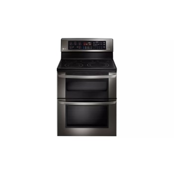 LG Black Stainless Steel Series 6.7 cu. ft. Electric Double Oven Range With EasyClean®