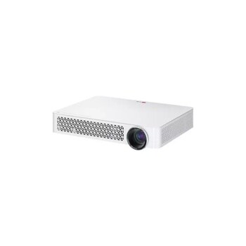 Portable 1080p LED Projector with Smart TV and Magic Remote