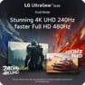 32 Inch UltraGear™ OLED Dual Mode 4K UHD 240Hz or FHD 480Hz 0.03ms G-Sync Compatible Gaming Monitor with USB Type-C