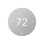 LG TMCTAW5W Thermostat displaying 72 degrees with temperature adjustment controls