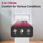 3-in-1 mode comfort for various conditions
Fan
Dry
Cool