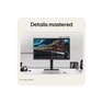 LG UltraFine monitor workspace setup on modern desk