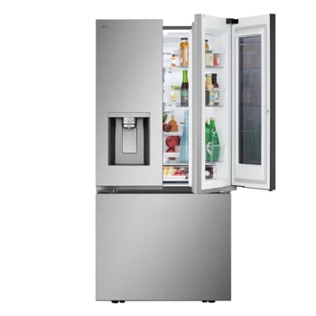 25 cu. ft. Smart Standard-Depth MAX™ French Door Refrigerator with InstaView® Door-in-Door® and Craft Ice™