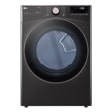 LG DLEX4000B Dryer with Sensor Dry and digital control panel - Front View