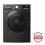 Front view of the 4.5 cu.ft. Smart wi-fi Enabled Front Load Washer with TurboWash™ 360 Technology - WM3900HBA. Includes a graphic logo that says, Brought to you by America’s Most Reliable Line of Appliances.
