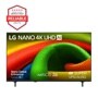 50-Inch LG NANO 4K UHD AI TV 50NU700BPUA with Americas Most Reliable Line of TVs badge - Front View