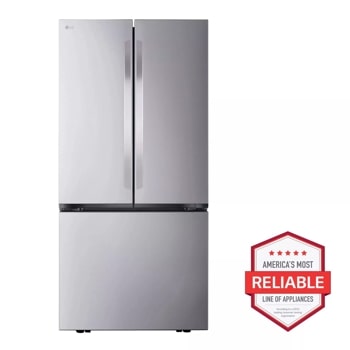 21 cu. ft. french door counter-depth refrigerator front view