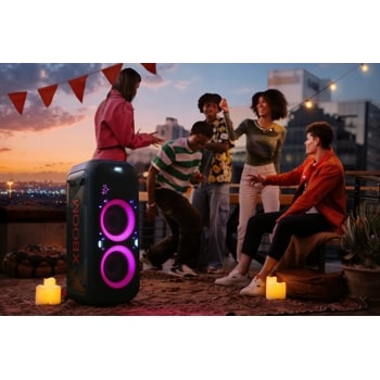 LG XBOOM XL9T Party Speaker with Dual 8” Woofers and Pixel LED Lighting
