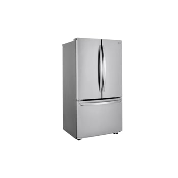 23 cu. ft. french door counter-depth refrigerator left side angle view
