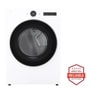 4.5 cu. ft. Front Load Washer and 7.4 cu.ft. Electric Dryer with pedestal washer and drawer Laundry Set in White WM5500HWA_DLEX5500W_WD300CW_WDP6W
