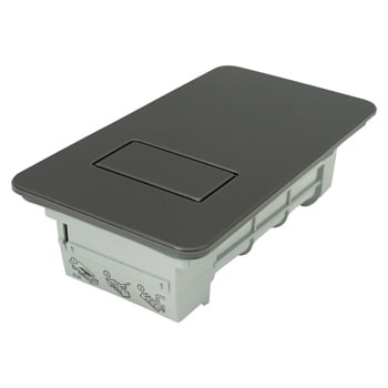 LG ADQ75806417 refrigerator air filter with dark gray cover and white housing showing installation diagram1