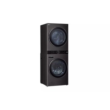 LG WKHC202HBA WashTower™ Ventless Washer Dryer Combo with Heat Pump left side angle view