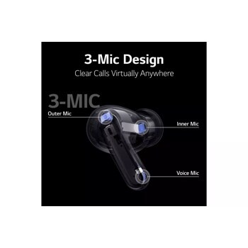 LG TONE Free FP9 Wireless Bluetooth Earbuds - TONE-FP9