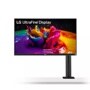 LG 32UN880-B 32 inch UltraFine Ergo Monitor adjusted front view
