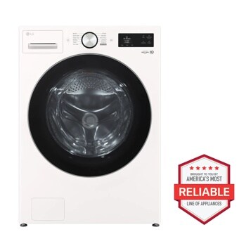 5.0 cu. ft. Front Load Washer and 7.4 cu.ft. Electric Dryer with pedestal washer and drawer in Alpine White WM5800HAA_DLEX5800A_WD300CA_WDP6A