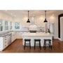 LG LDNPM654S Dishwasher in modern white kitchen with island and stainless steel appliances
