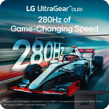 LG 27GX700A-B 27 Monitor – LG UltraGear OLED 280Hz of Game Changing Speed