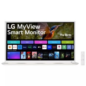 32" 4K UHD IPS MyView Smart Monitor with webOS and Curved Base Design1