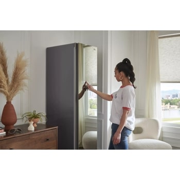 LG Styler® Smart wi-fi Enabled Steam Closet with TrueSteam® Technology and Exclusive Moving Hangers
