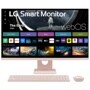 27" Full HD IPS MyView Smart Monitor with webOS Desktop Setup Including Wireless Keyboard and Mouse