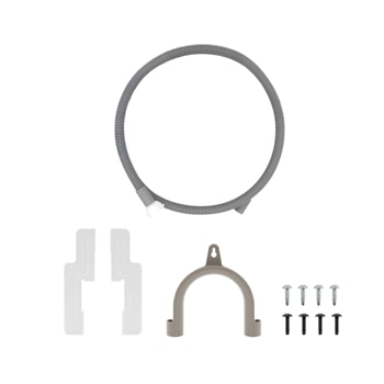 LG 5001EL2001H laundry accessory kit with drain hose, mounting bracket, connectors and screws1