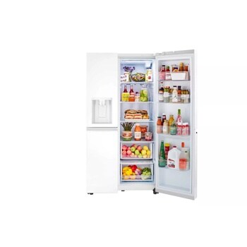 27 cu. ft. Side-by-Side Refrigerator with Smooth Touch Ice Dispenser