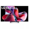 LG 77-inch G3 OLED evo smart tv with stand front view