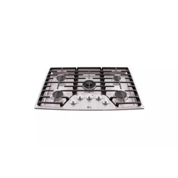LG Studio - 30” Gas Cooktop with the Professional Look of Stainless Steel