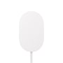 LG TMAAWA5W smart home accessory in white with rounded oval design and stand