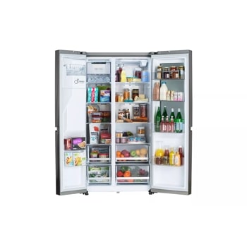 23 cu. ft. Smart Side-by-Side Counter-Depth InstaView® Refrigerator with Craft Ice™