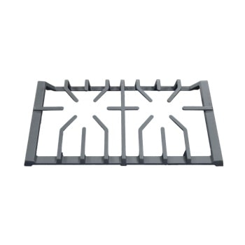AEB76287705 gray cast iron stove grate with center burner support for gas range cooktop