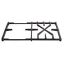 LG AEB75304604 gas cooktop grate accessory in black matte finish with support bars for cookware stability