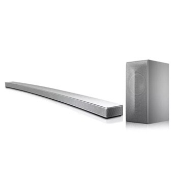 4.1ch 360W Music Flow Wireless Curved Sound Bar with Wireless Subwoofer