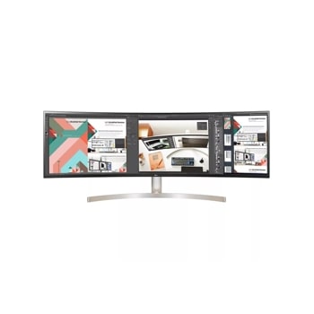 LG 49WL95C-W 49 Inch 32:9 UltraWide Dual QHD IPS Curved LED Monitor with HDR 10