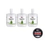 Front view of the LG LT500P3 - 6 Month / 500 Gallon Capacity Replacement Refrigerator Water Filter 3-Pack (NSF42*) - LT500P3. 
