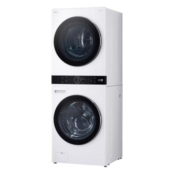 LG Ventless WashTower™ Washer and Dryer with Heat Pump right side angle view