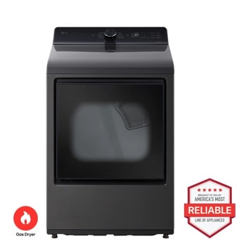 LG DLG8201L Gas Dryer Brought to You By Americas Most Reliable Line of Appliances - Front View