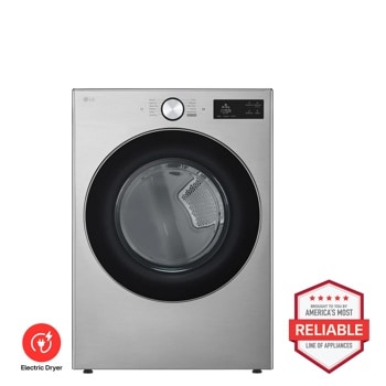 LG DLEX5800V Electric Dryer Brought to You by Americas Most Reliable Line of Appliances - Front View